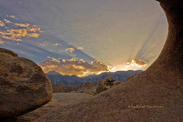 Sierra God Light, Eastern Sierra, Alabama Hills