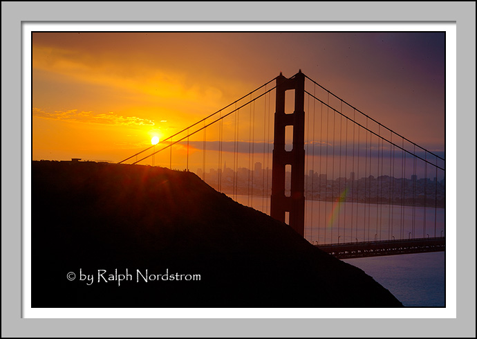 Golden Gate Sunrise, San Francisco, California