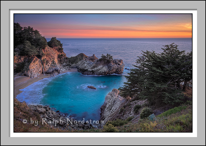McWay Cove Twilight, Big Sur, California